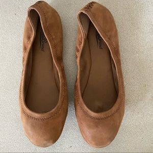Lucky Brand Brown Leather Ballet Flats (Size 9)